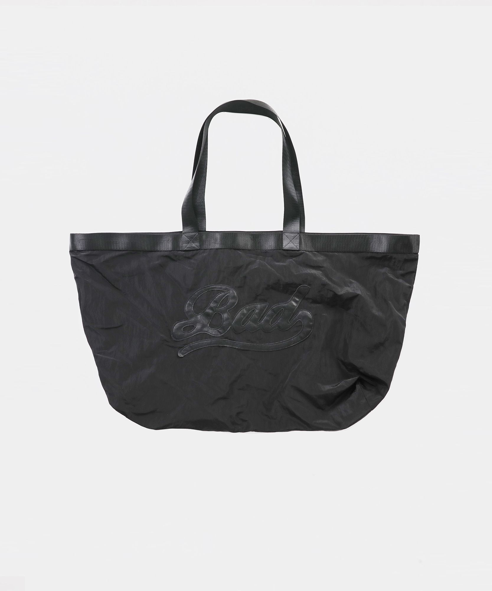 BADBLOOD★韓国大人気 Bad Logo Nylon Shopper Bag MUSINSA公式 | BADBLOOD Bad Logo Nylon Shopper Bag - Black