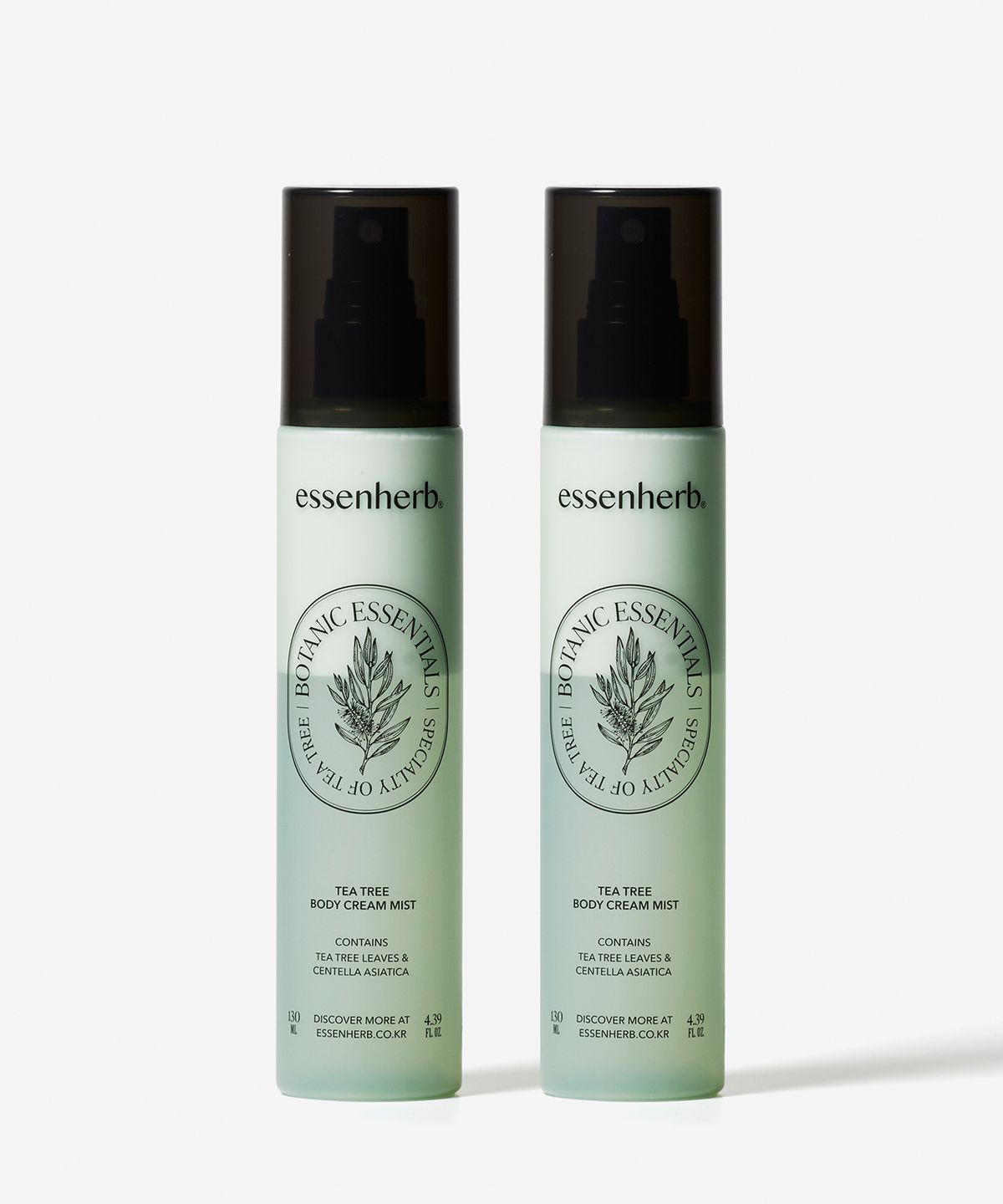 에센허브(ESSENHERB) [2개] 티트리 바디 크림 미스트 130ml x2