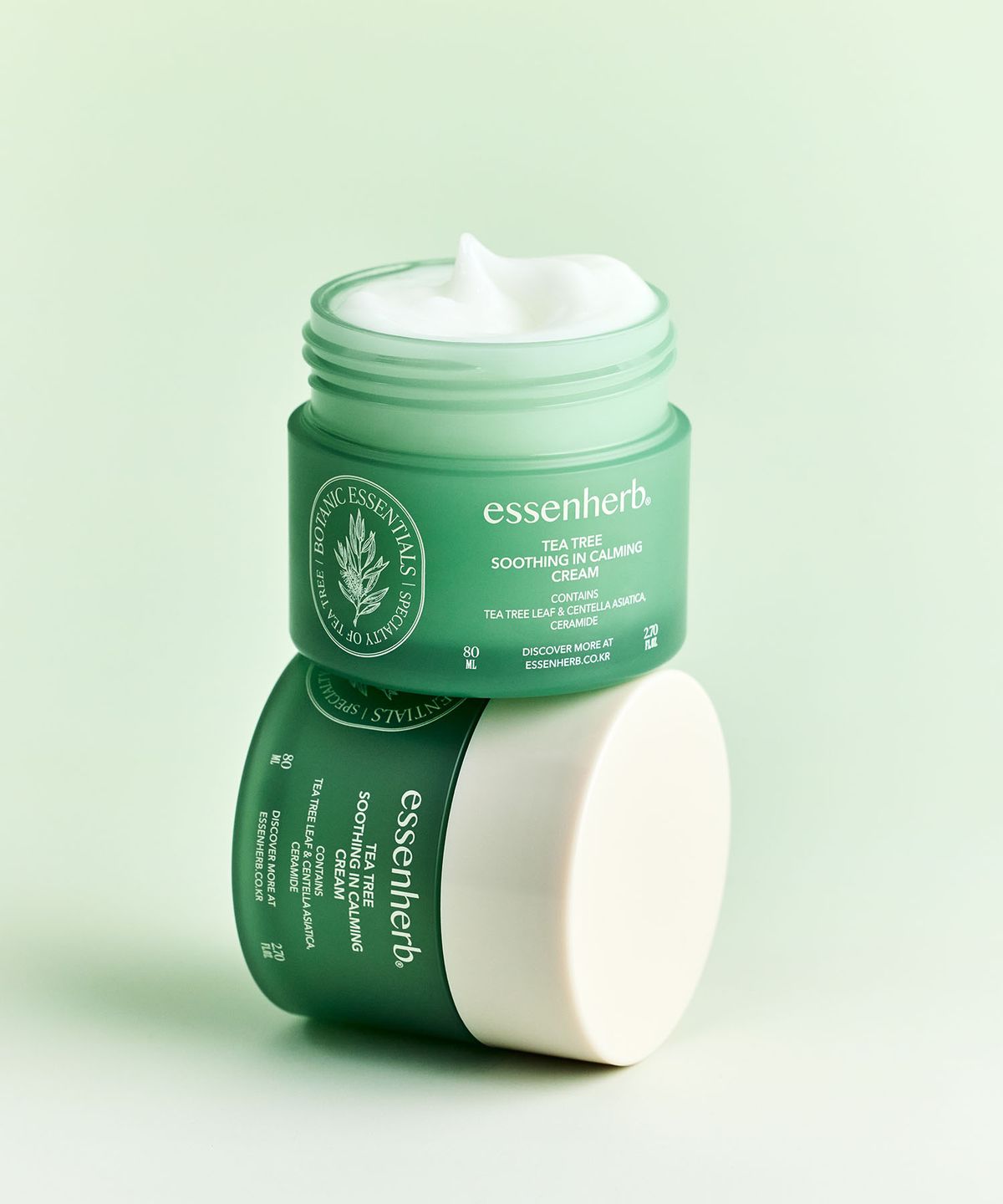 에센허브(ESSENHERB) [2개] 티트리 수딩 인 카밍 크림 80ml x2