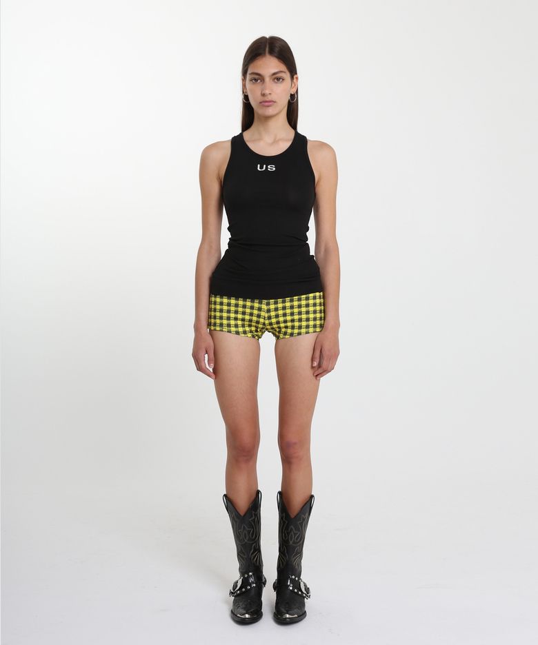 US RIBBED SLEEVELESS TOP_BLACK