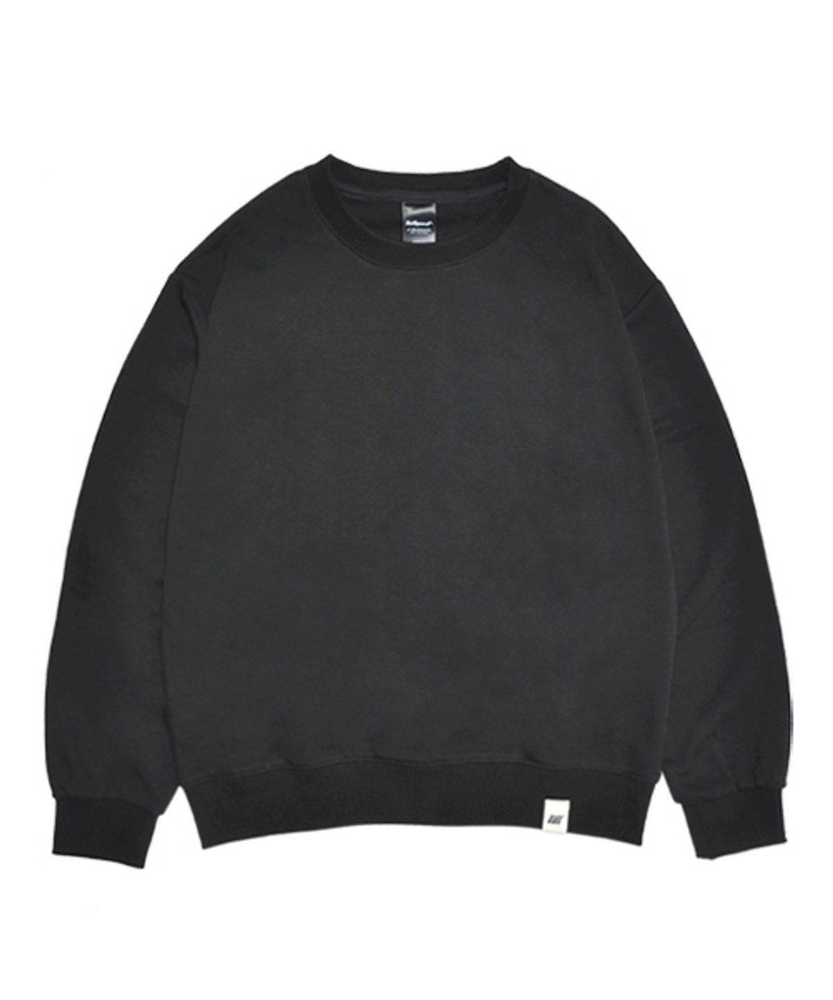 유니어패럴(UNI APPAREL) 릴렉스 핏 맨투맨 블랙