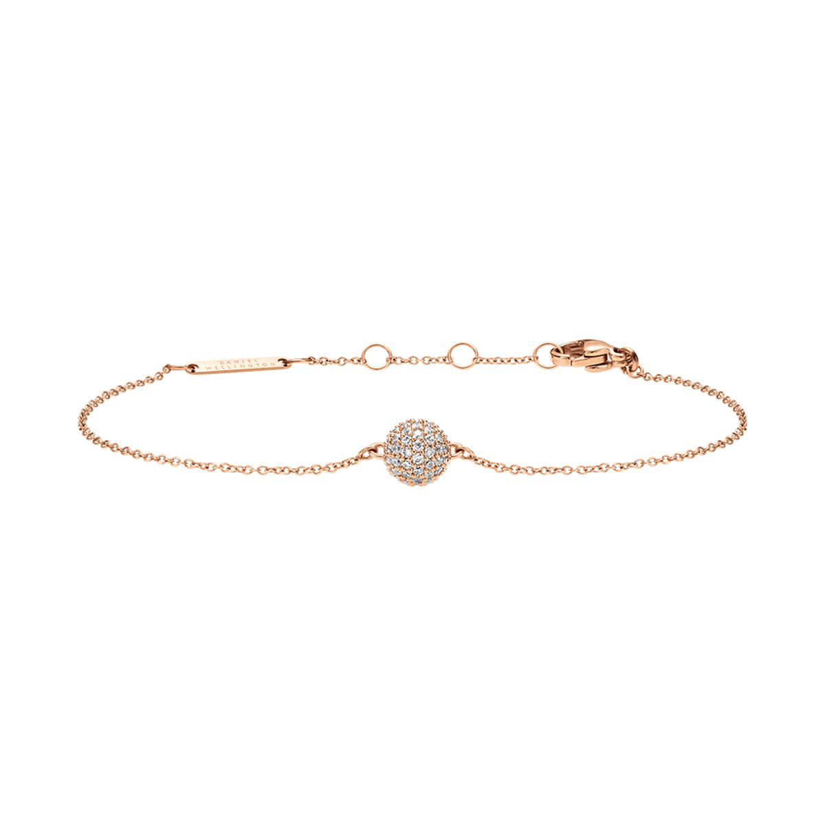 다니엘 웰링턴(DANIEL WELLINGTON) PAVE CRYSTAL PENDANT BRACELET 파베 메탈팔찌