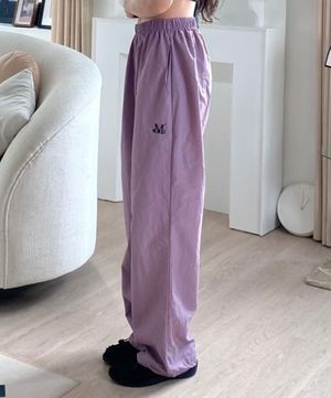 마드리드 폴리 나일론 와이드 팬츠 남녀공용 (5컬러)