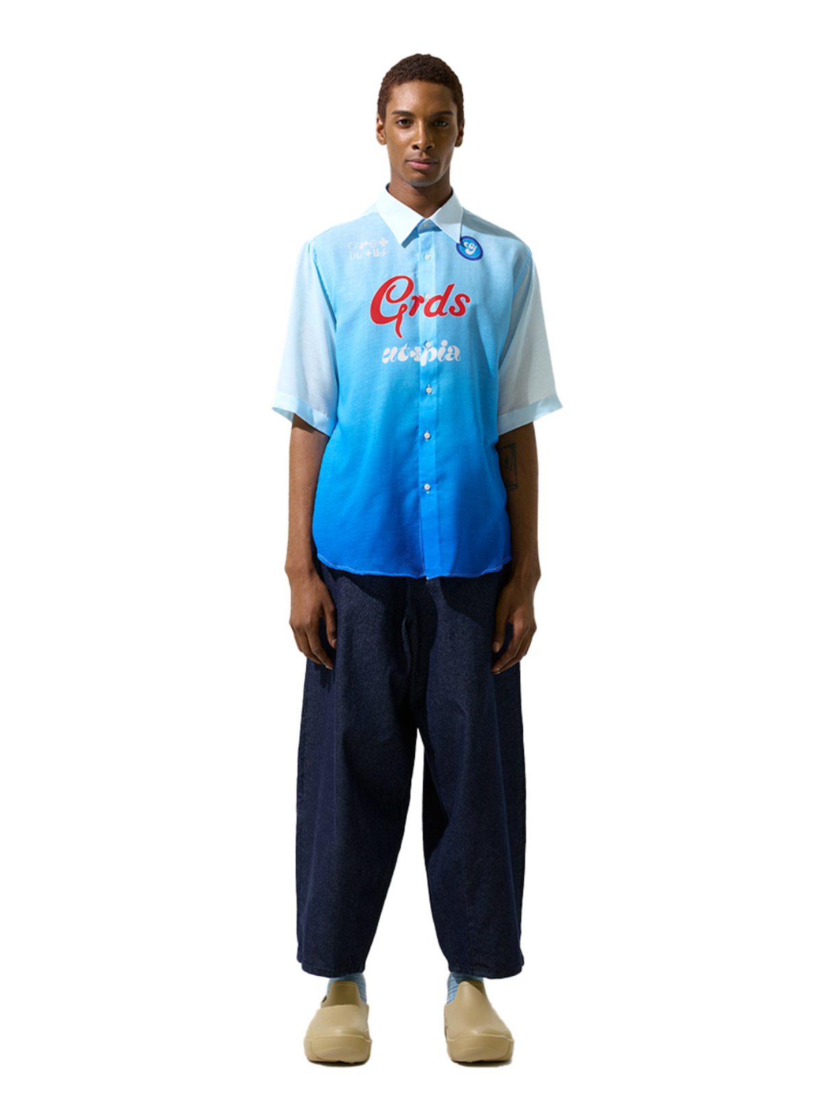 그리디어스(GREEDILOUS) No. 7 Printed Oversized Shirt