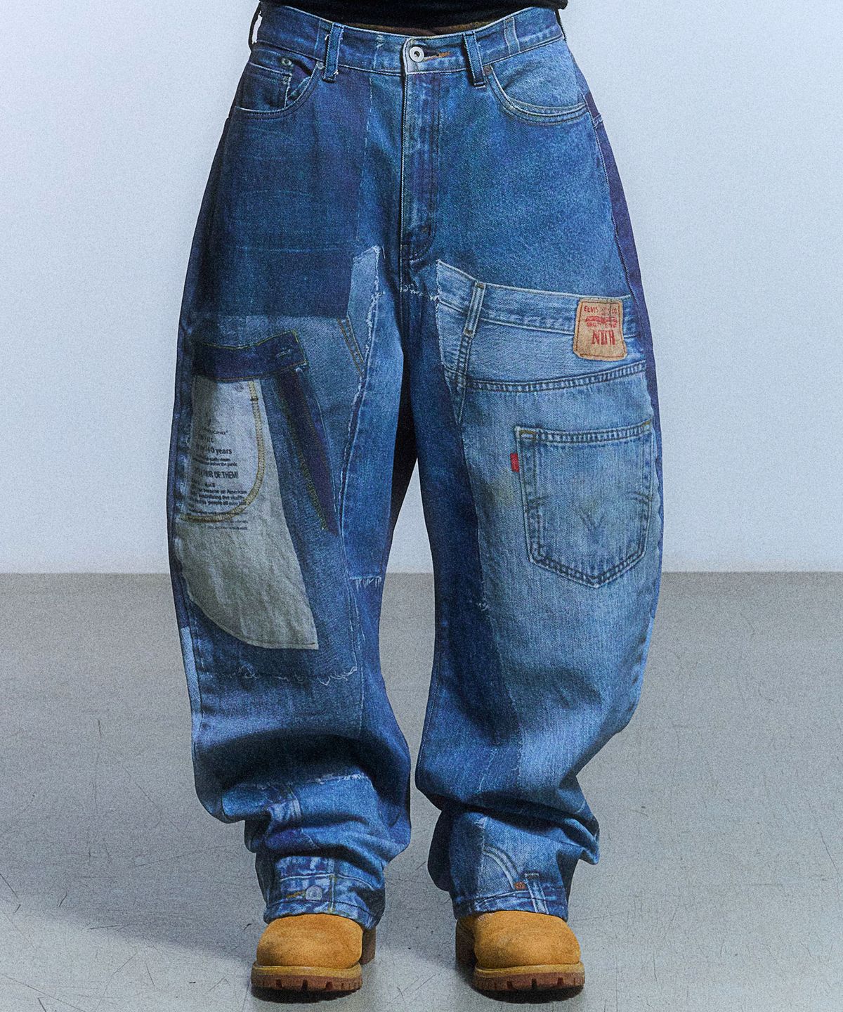 스키즘 인듀싱(SCHISM INDUCING) SCAM JEANS_BLUE