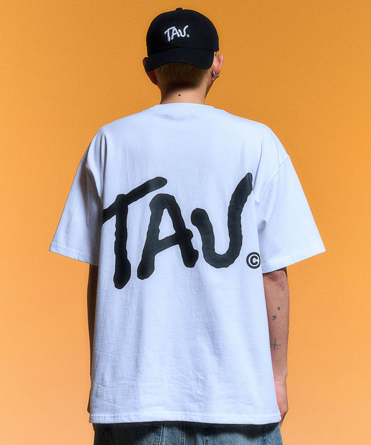 [SCHISM INDUCING] TAU MOTTO T SHIRT /追跡付 MUSINSA | SCHISM INDUCING TAU LOGO T SHIRT_WHITE