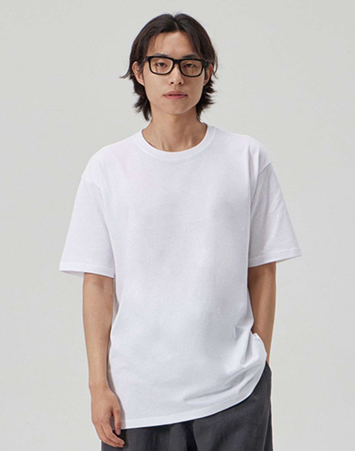 메이킷투(MAKEITTO) [BASIC] CREW NECK TEE_WHITE