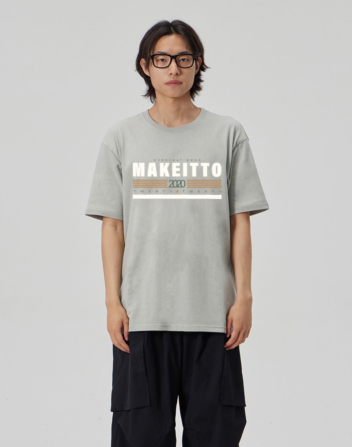 메이킷투(MAKEITTO) [TWENTY TWENTY] CREW NECK TEE_MINT