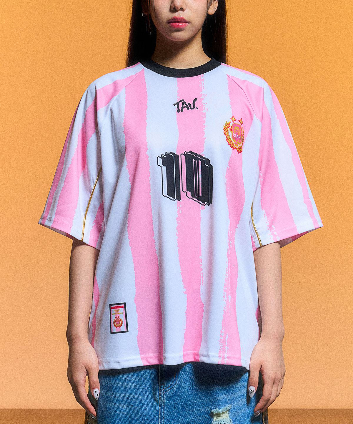 스키즘 인듀싱(SCHISM INDUCING) TAU REPLICA T SHIRT_PINK