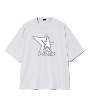 Shooting star round half sleeve [light grey]