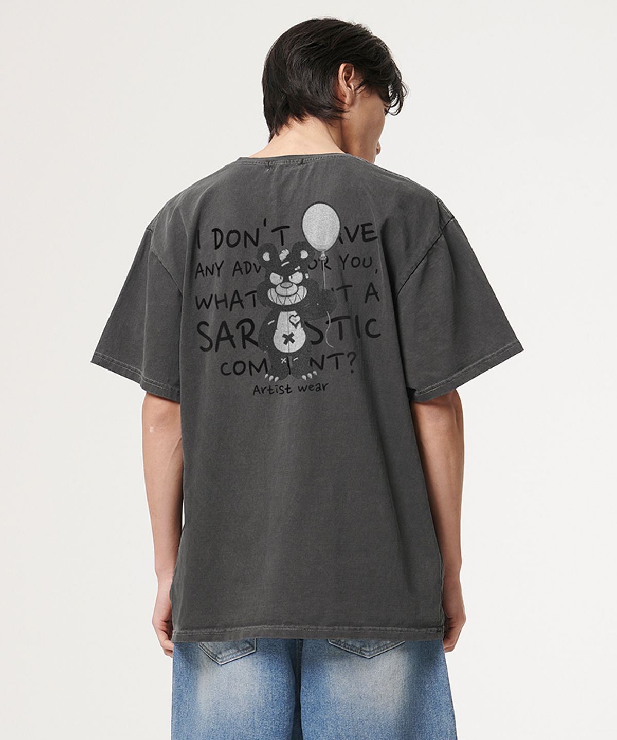 아티스트웨어(ARTISTWEAR) [ATW] 노어드바이스 피그먼트 반팔티_GB