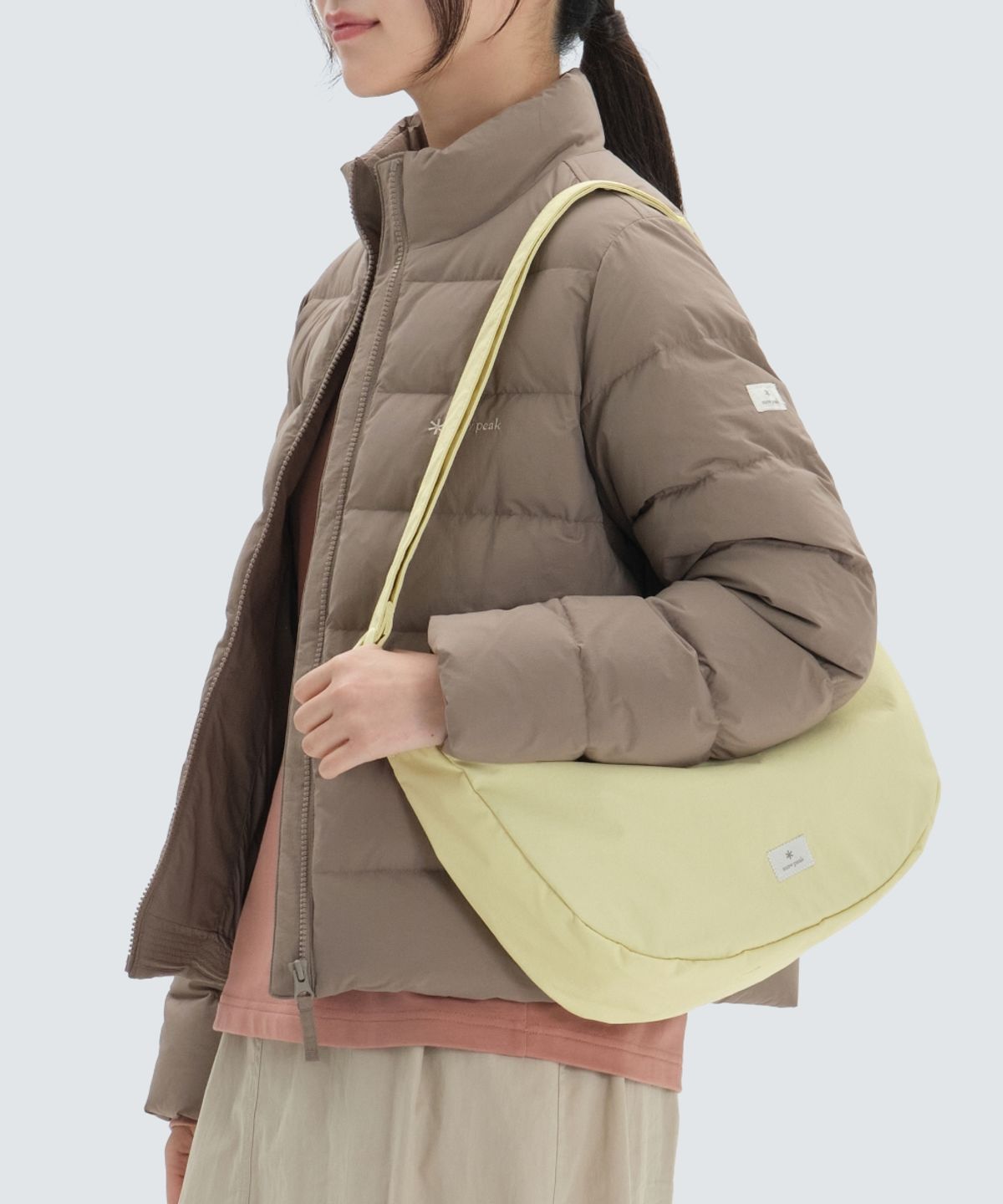 스노우피크 어패럴(SNOWPEAK APPAREL) 소프트윌 호보백 Light Yellow (S24SWFCB24)