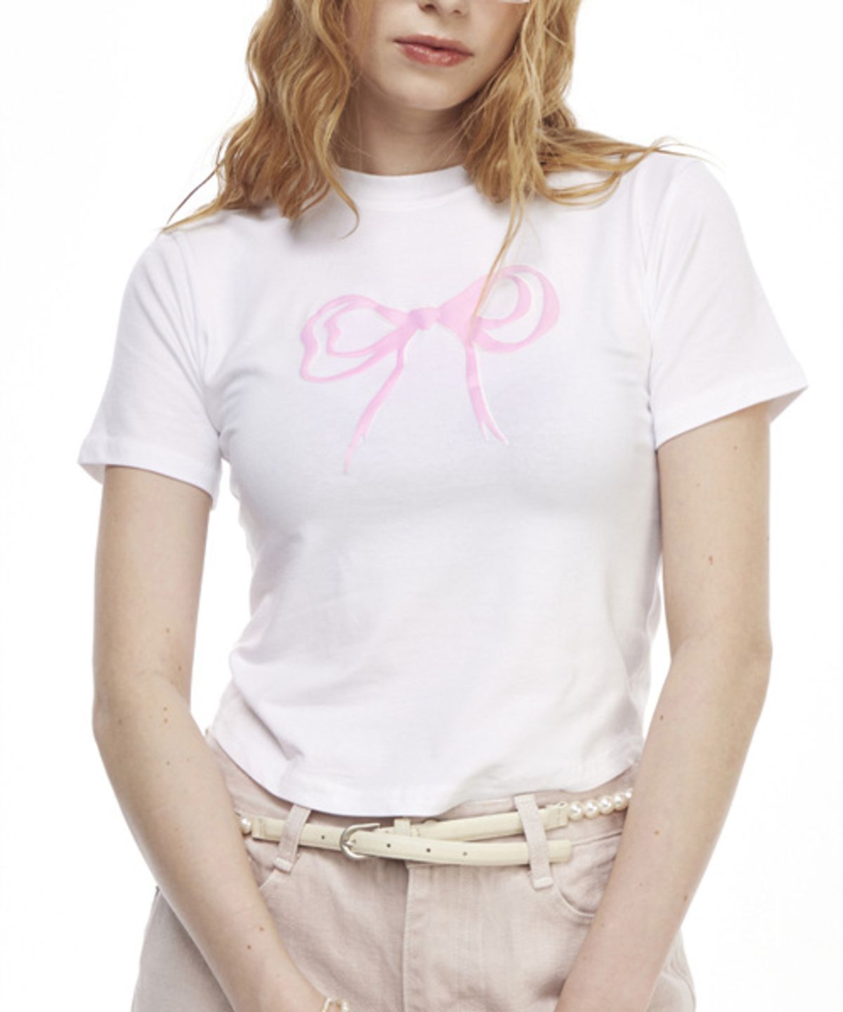 그레이티스트(THE GREATEST) Ribbon Tee White