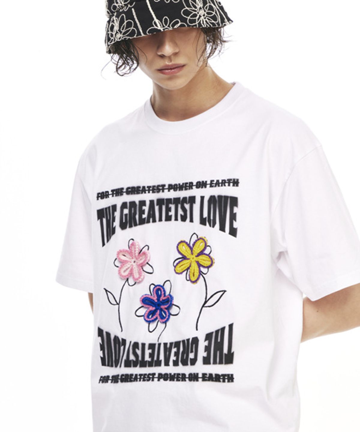 그레이티스트(THE GREATEST) Flower Patch Tee White