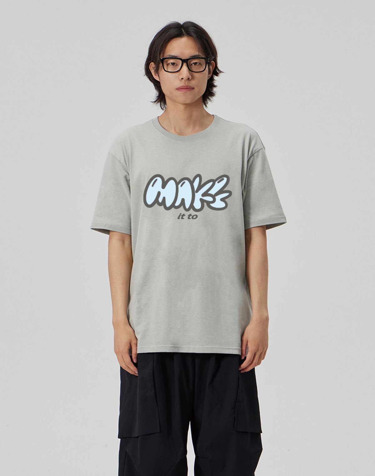 메이킷투(MAKEITTO) [MAKE] CREW NECK TEE_MINT