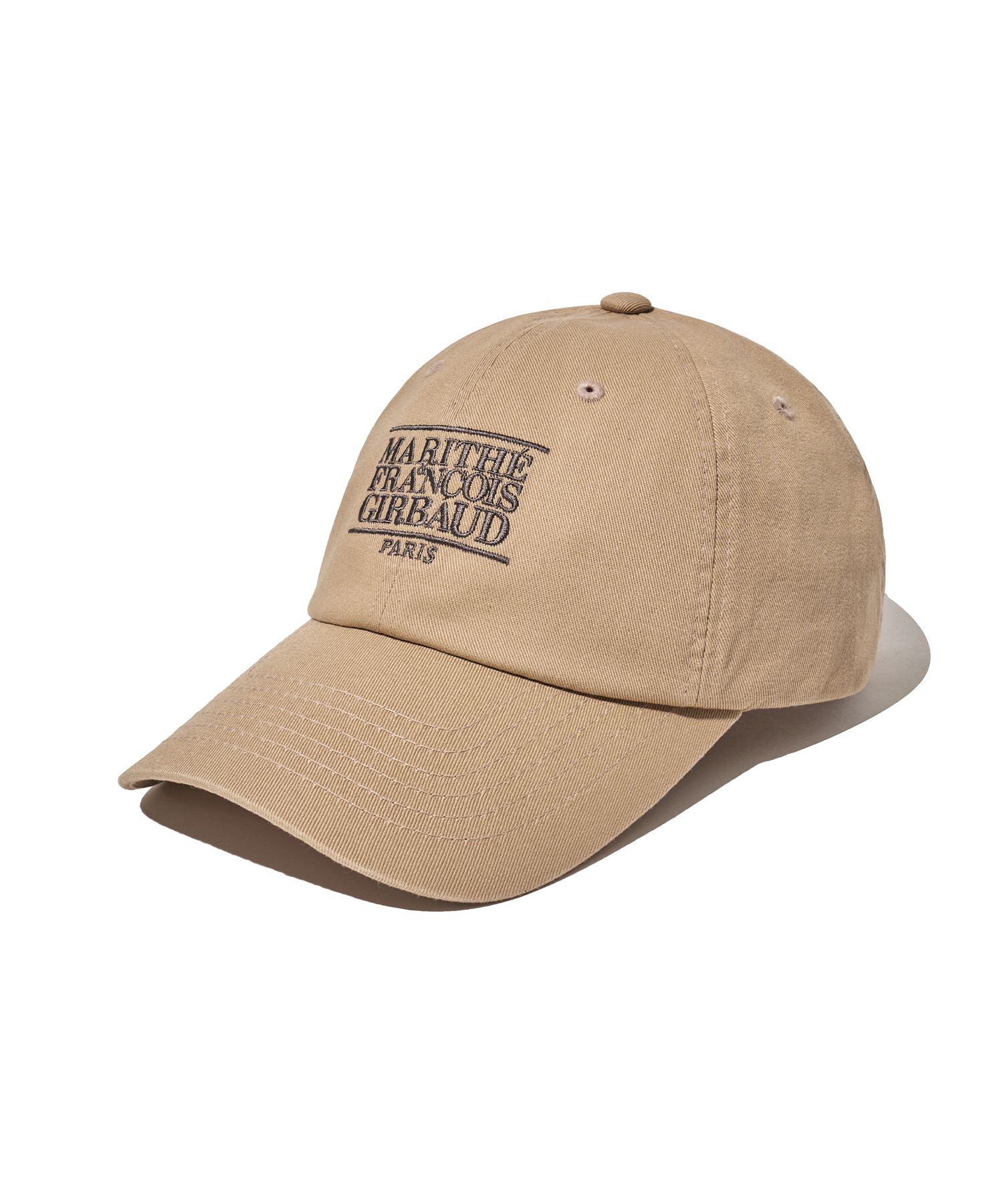 Marithe☆SMALL CLASSIC LOGO CAP （3color） MUSINSA | MARITHÉ SMALL CLASSIC LOGO CAP dark beige