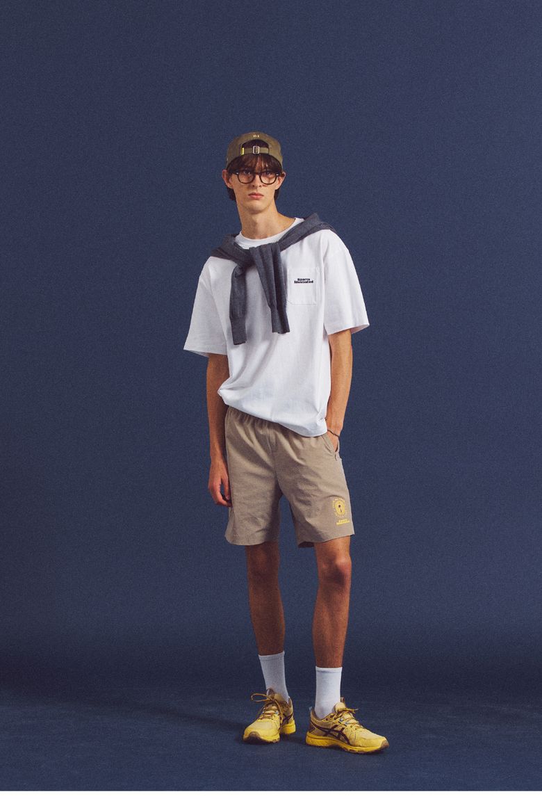 CYCLING WOVEN HALF PANTS (LIGHT BEIGE)