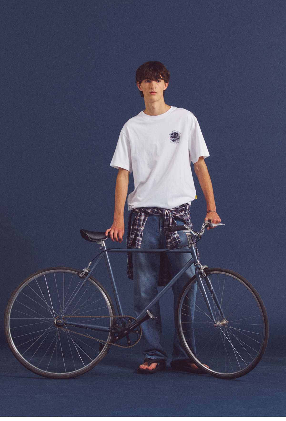스포츠 일러스트레이티드(SPORTS ILLUSTRATED) CYCLING LOGO HALF SLEEVE (WHITE)