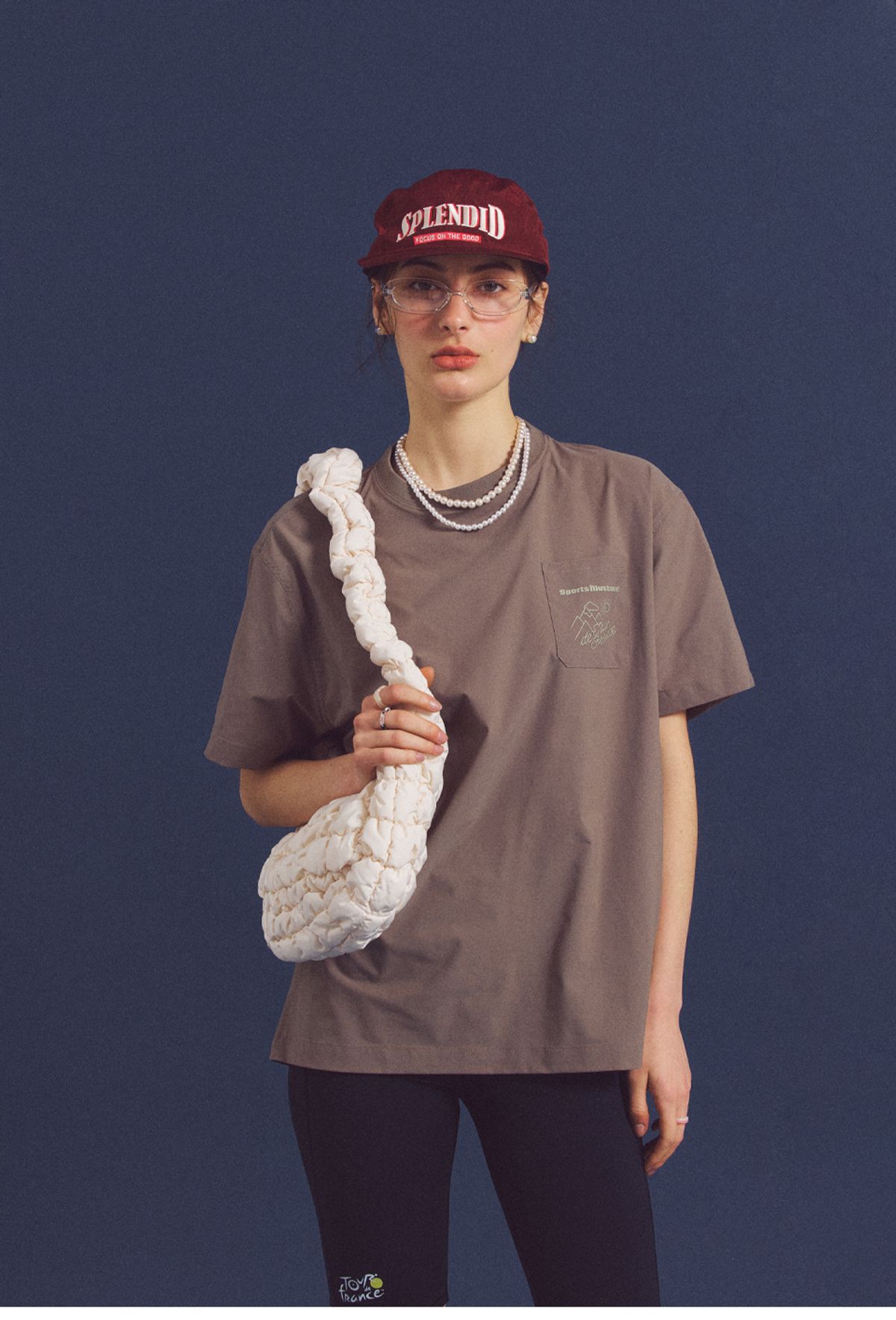 스포츠 일러스트레이티드(SPORTS ILLUSTRATED) CYCLING WOVEN POCKET HALF SLEEVE (DARK KHAKI)