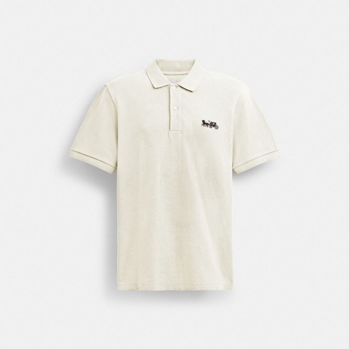 코치(COACH) 호스 앤 캐리지 클래식 폴로 CT025 WHT
