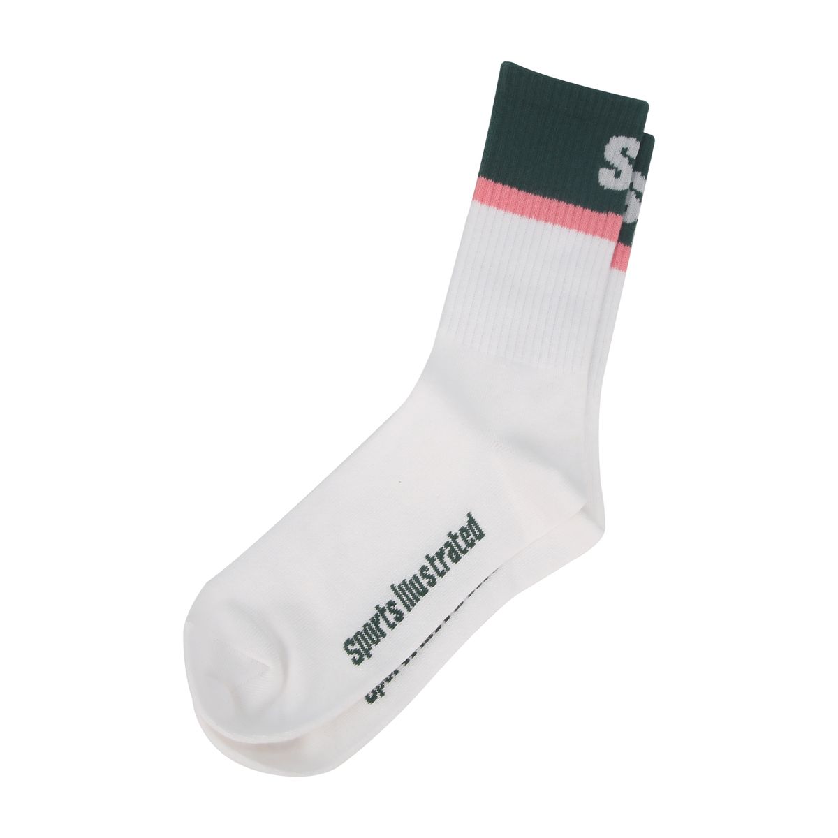 스포츠 일러스트레이티드(SPORTS ILLUSTRATED) TENNIS ICON LOGO SOCKS (WHITE)