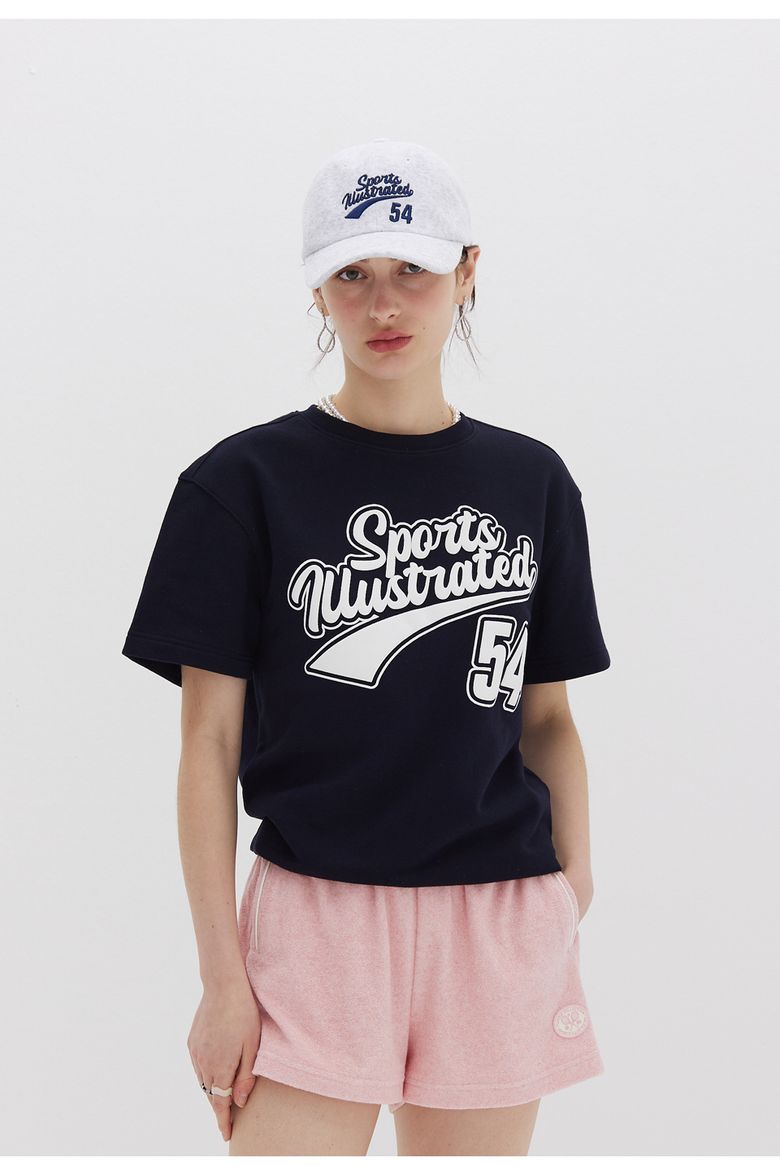 TENNIS STACKED LOGO BALL CAP (LIGHT GREY)