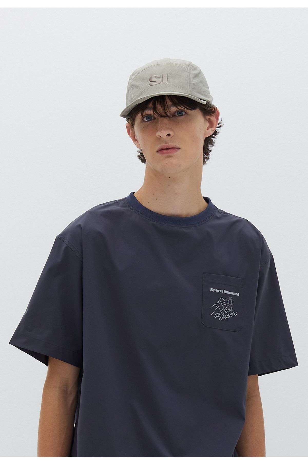 스포츠 일러스트레이티드(SPORTS ILLUSTRATED) CYCLING ICON LOGO CAMP CAP (BROWN)
