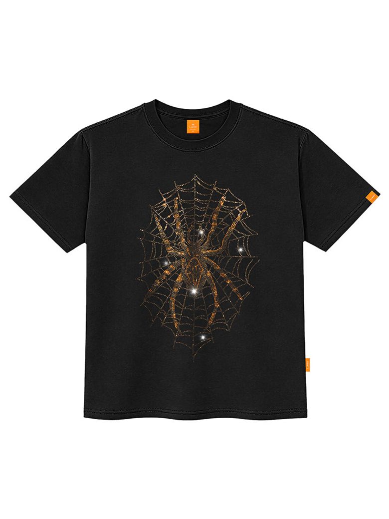 큐빅거미줄 반팔티셔츠 남녀공용 빅사이즈 S~4XL