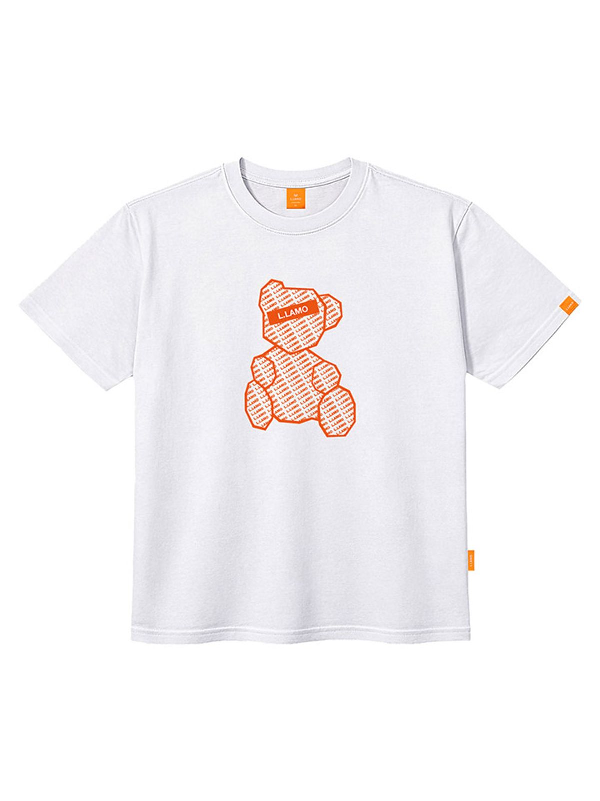 엘라모(LLAMO) 로고베어 반팔티셔츠 남녀공용 빅사이즈 S~4XL