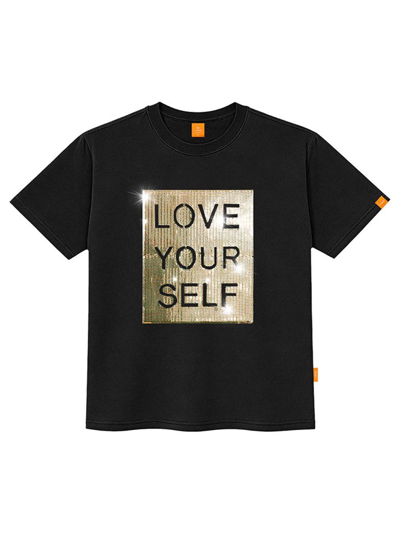 스팽글스퀘어 반팔티셔츠 남녀공용 빅사이즈 S~4XL
