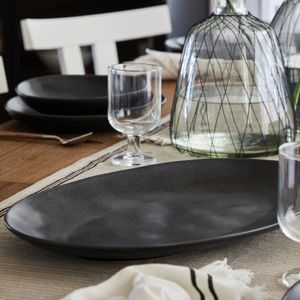리비아 45cm 타원서빙접시