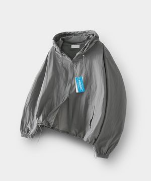 아이스 스티치 스트링 바람막이 _Gray