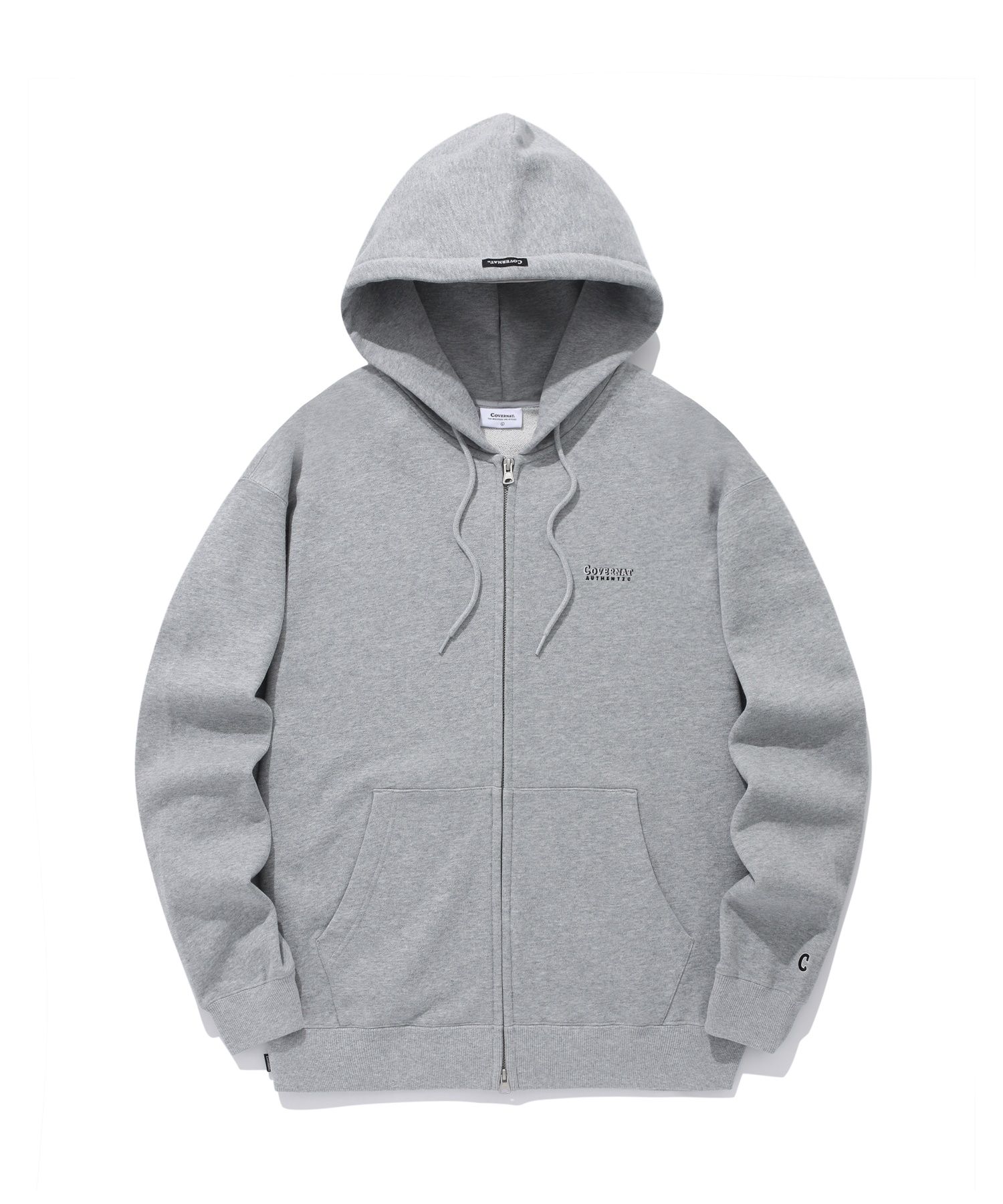 パーカー・フーディ COVERNAT Small Authentic Hoodie Melange Grey Covernat Unisex Oversized Small Authentic Logo Hoodie