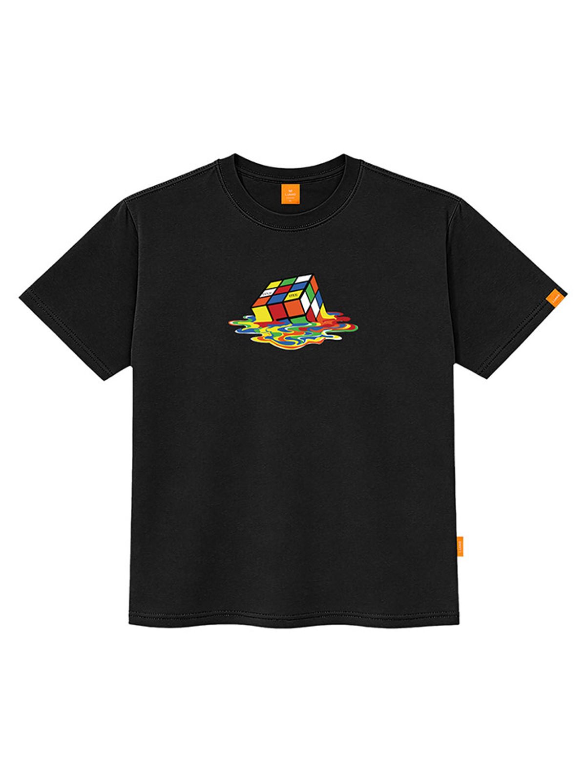 엘라모(LLAMO) 큐브놀이 반팔티셔츠 남녀공용 빅사이즈 S~4XL