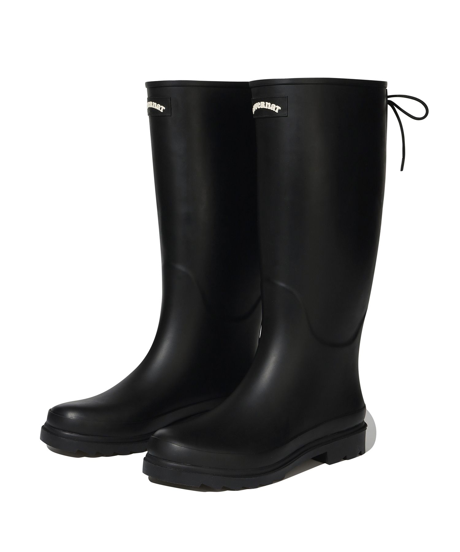 COVERNAT WOMAN ■ Clover Heart Back Lace Up Rain Boots Long MUSINSA | COVERNAT WOMAN Clover Heart Back Lace Up Rain