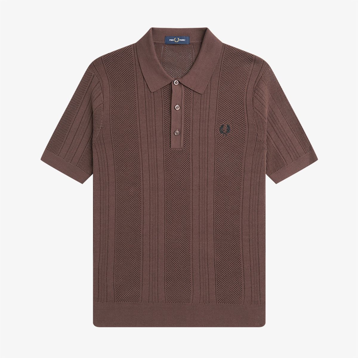 프레드페리(FRED PERRY) [Sharp] 코튼 크로셰 니트 폴로셔츠 (U53) AFPM2417861-U53