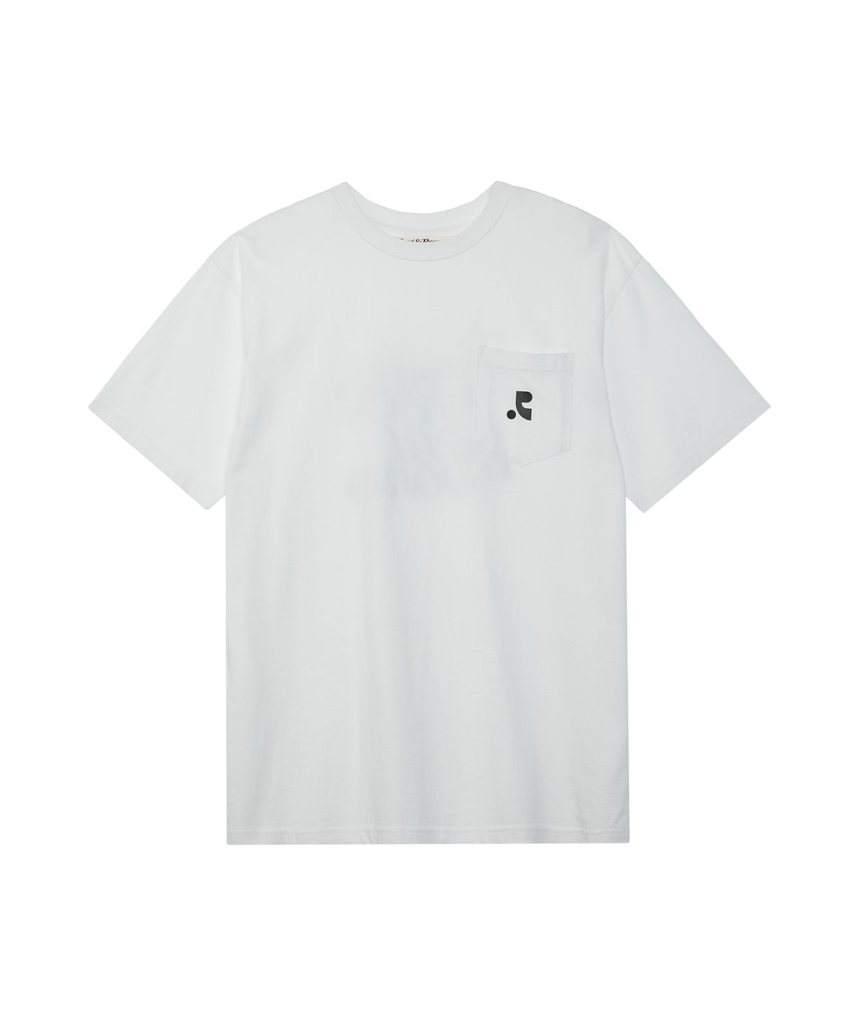 레스트앤레크레이션(REST&RECREATION) POCKET CREWNECK T-SHIRT_WHITE