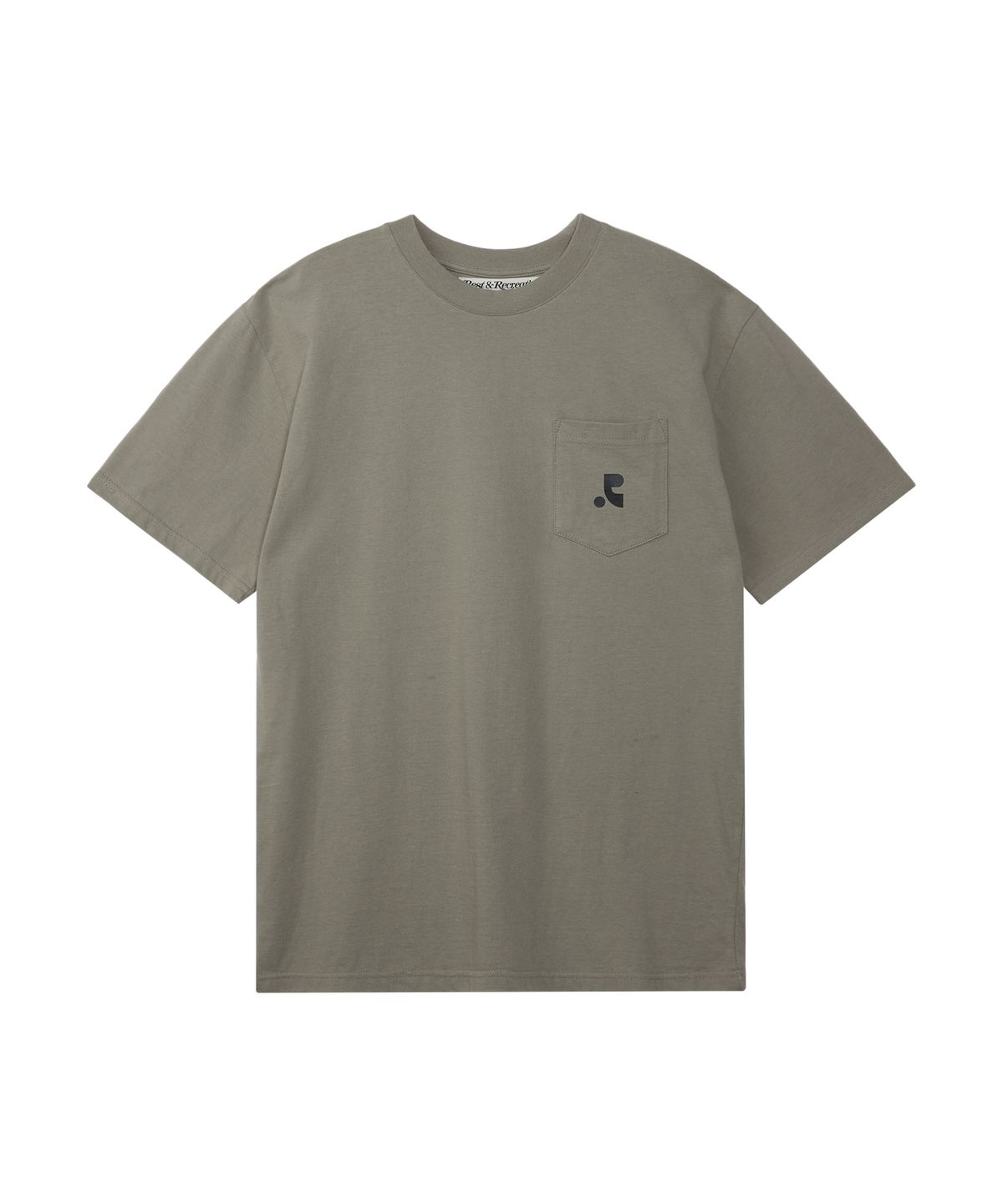 레스트앤레크레이션(REST&RECREATION) POCKET CREWNECK T-SHIRT_KHAKI