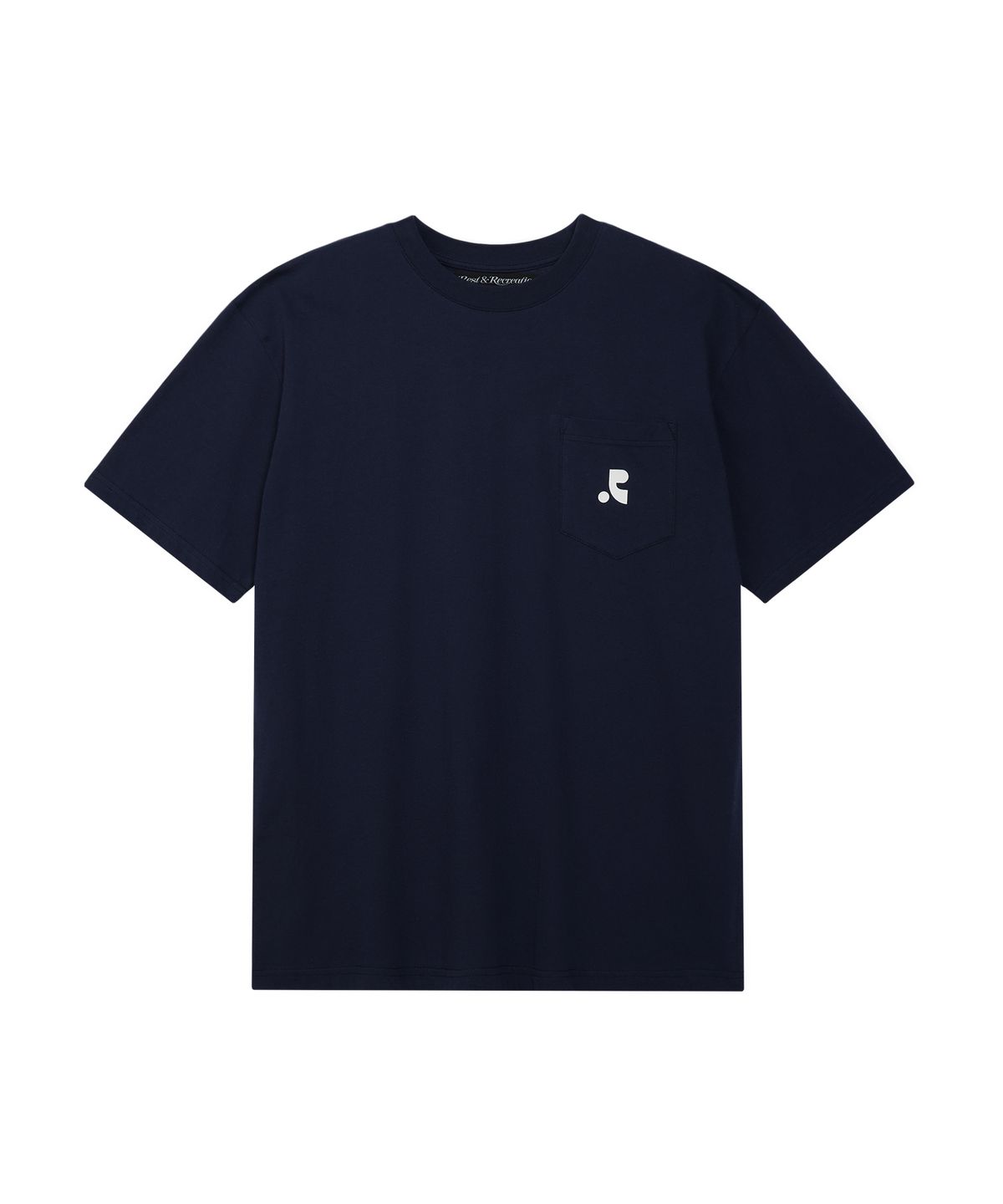 레스트앤레크레이션(REST&RECREATION) POCKET CREWNECK T-SHIRT_NAVY