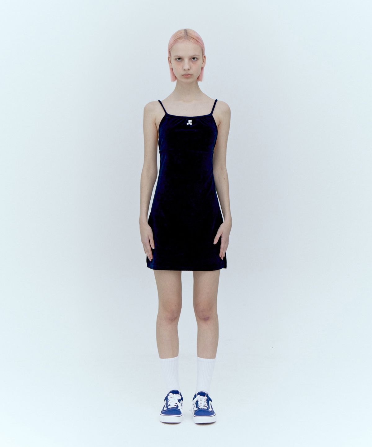 레스트앤레크레이션(REST&RECREATION) TERRY MINI DRESS_NAVY