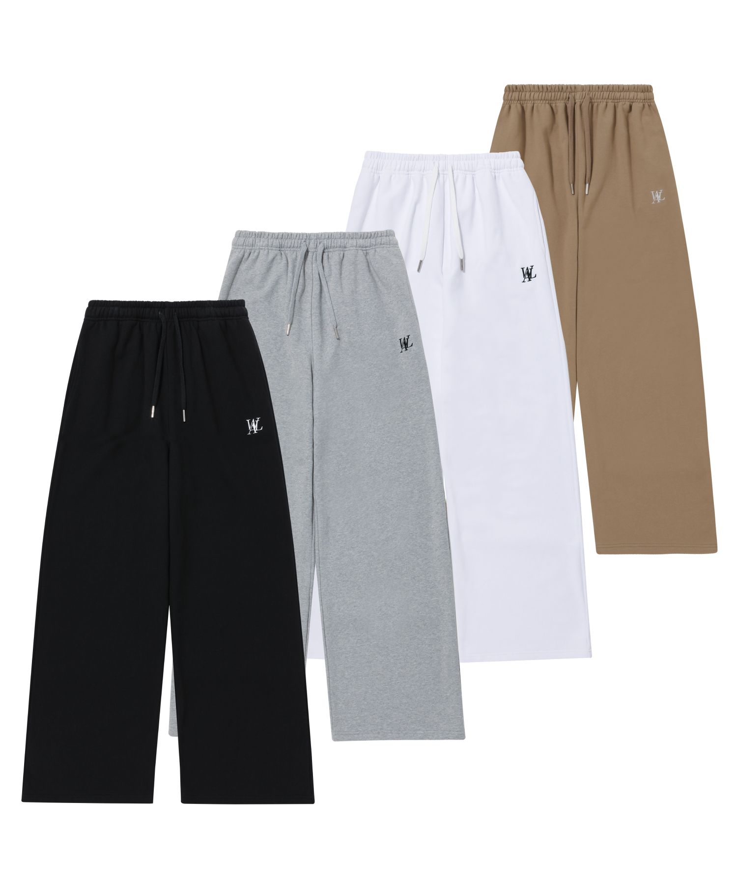 MUSINSA | WOOALONG Signature relax wide pants (9colors)