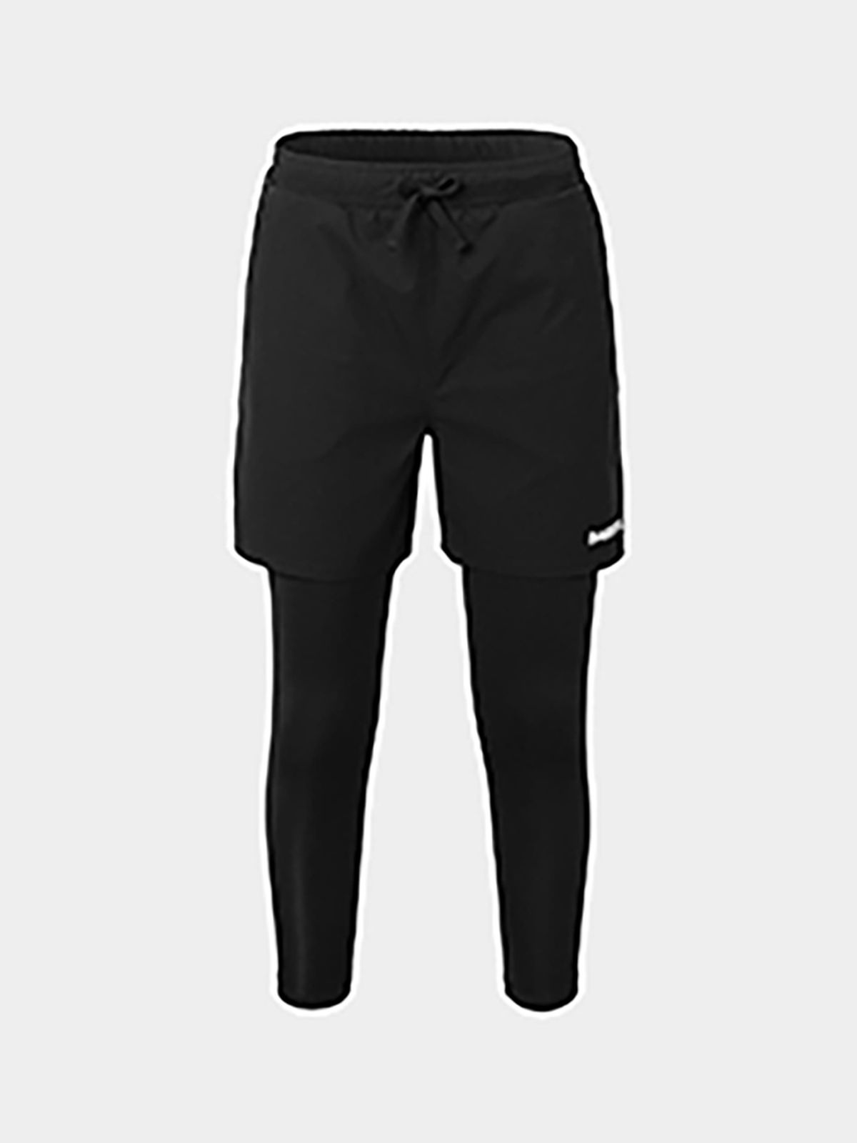 배럴(BARREL) 키즈 에센셜 중기장 9부 레깅스 쇼츠 블랙 (B4SKWLP302BLK)