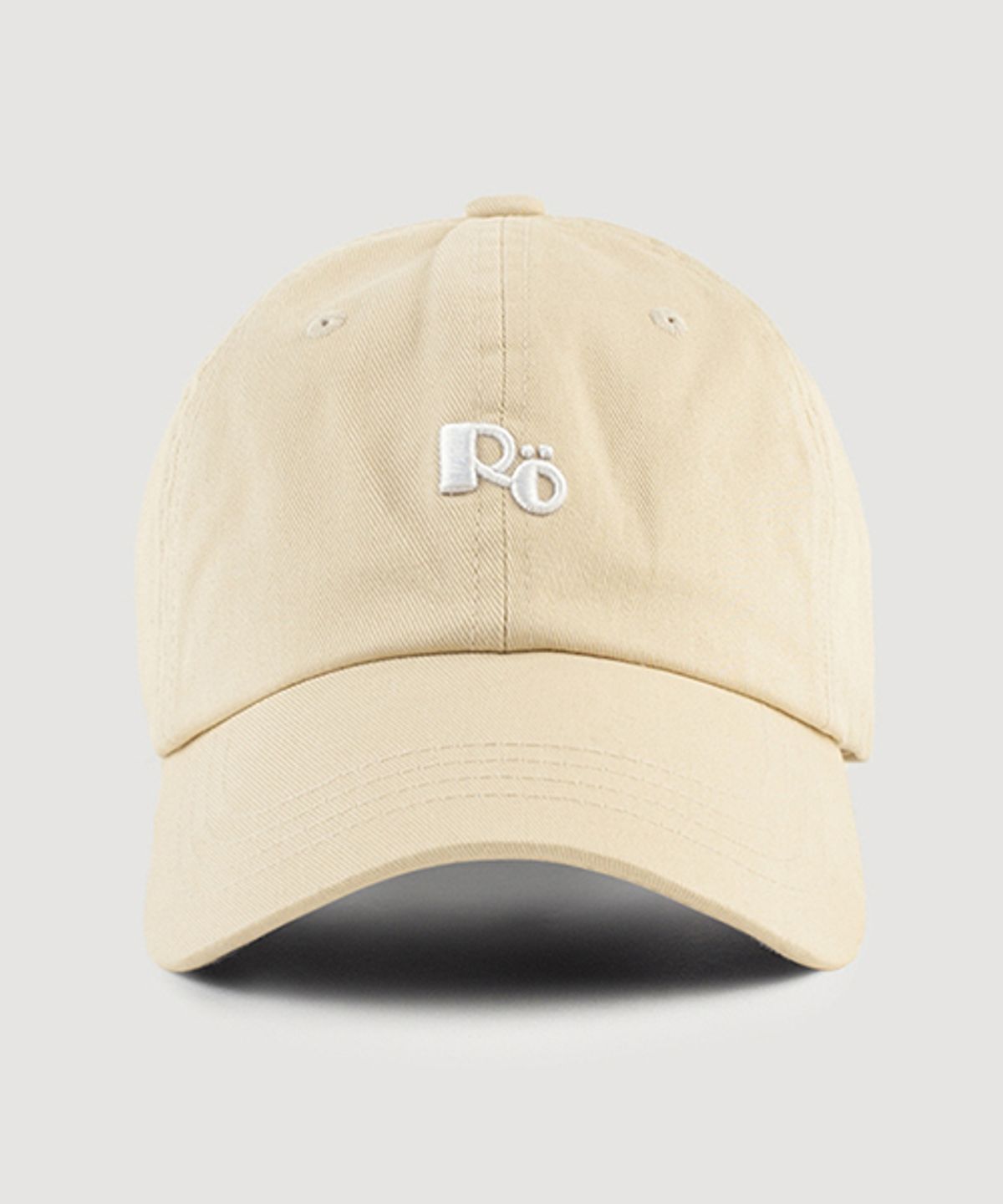 뢰브(ROVVE) Klein Logo Cap (Light Beige)