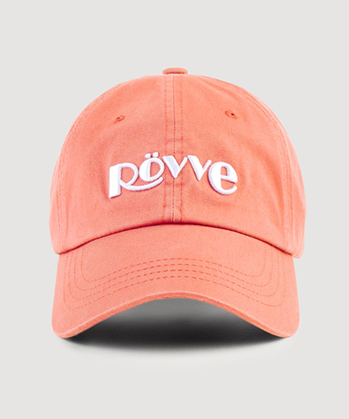 뢰브(ROVVE) Logo Cap (Coral)