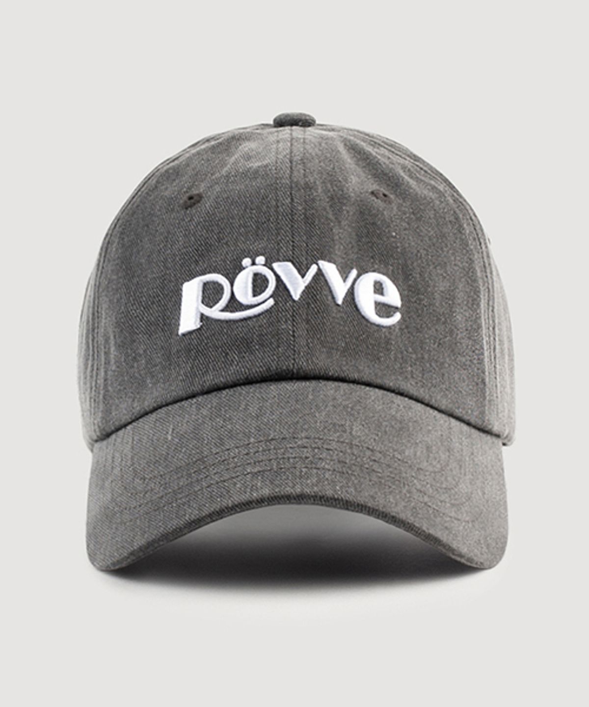 뢰브(ROVVE) Logo Pigment Cap (Light Gray)