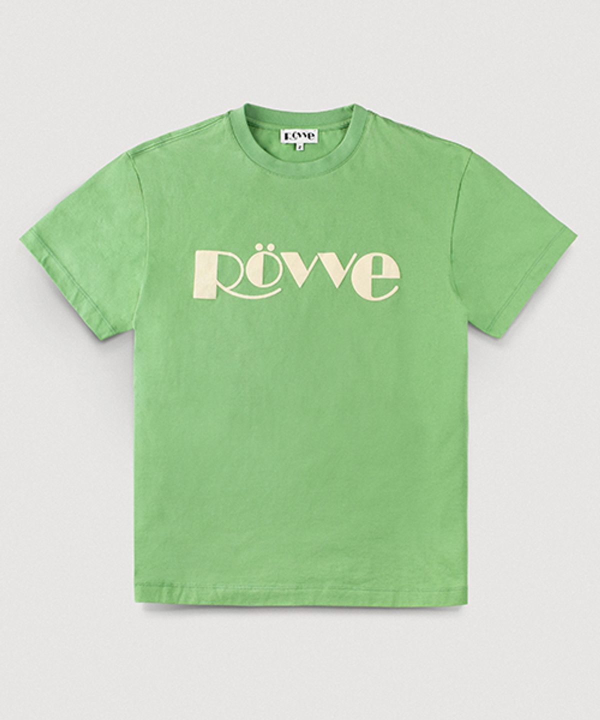 뢰브(ROVVE) Signature Embo T-shirt (Green)