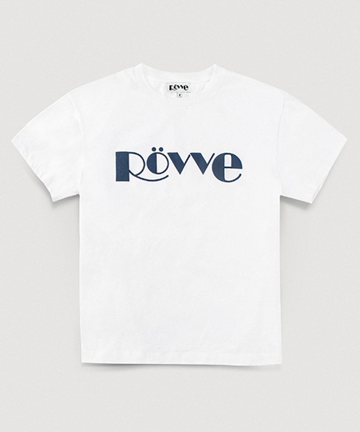 뢰브(ROVVE) Signature Embo T-shirt (White)