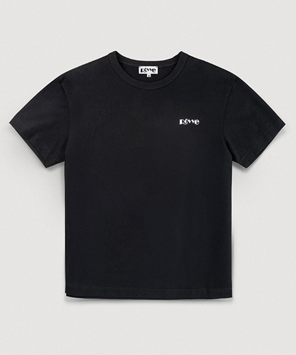 뢰브(ROVVE) Logo T-shirt (Black)