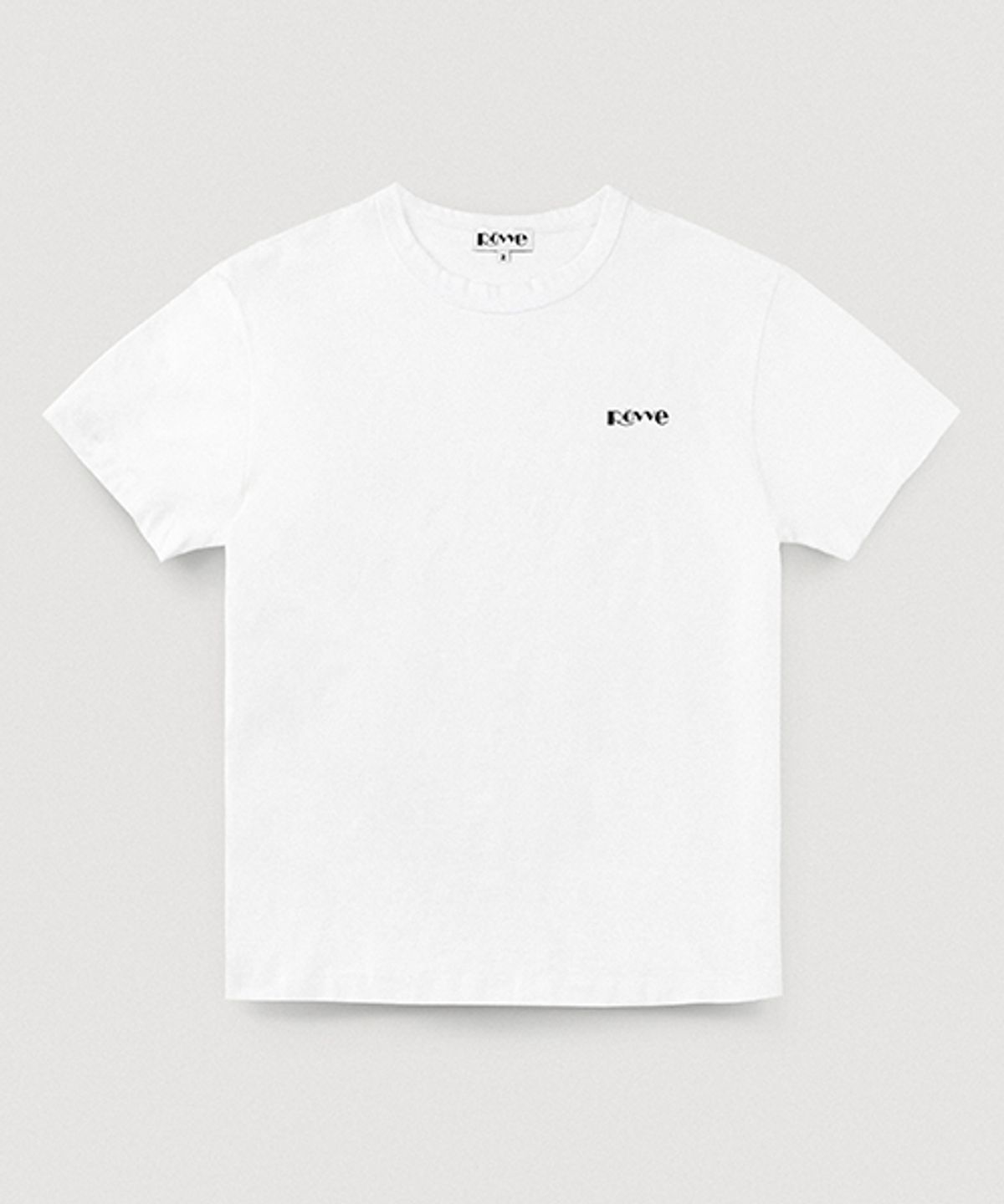 뢰브(ROVVE) Logo T-shirt (White)
