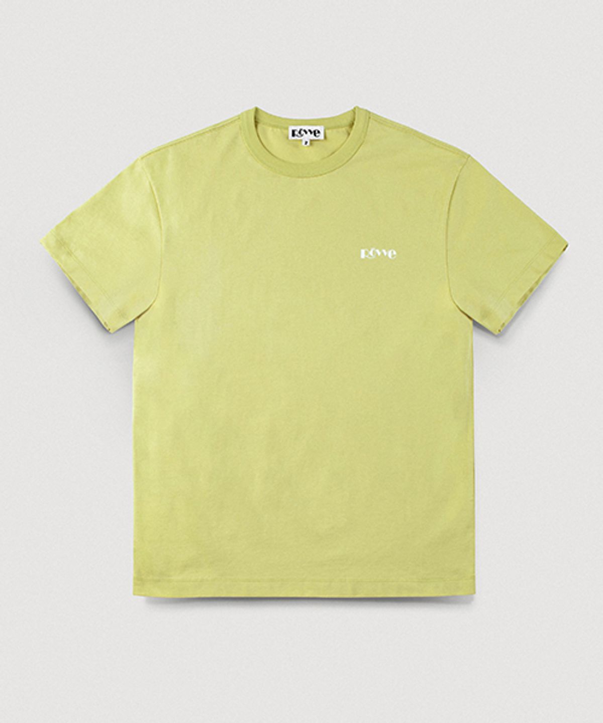 뢰브(ROVVE) Logo T-shirt (Light Green)